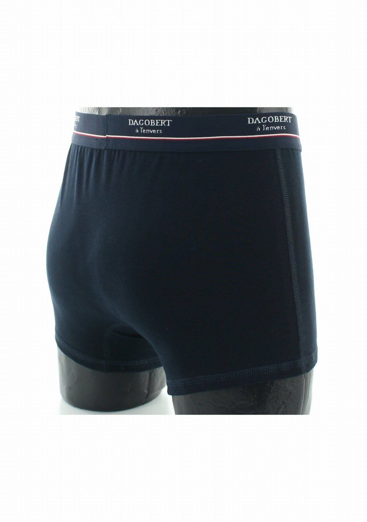 Boxer homme en coton motif Renard Marine - Dagobert à l'envers MARINE