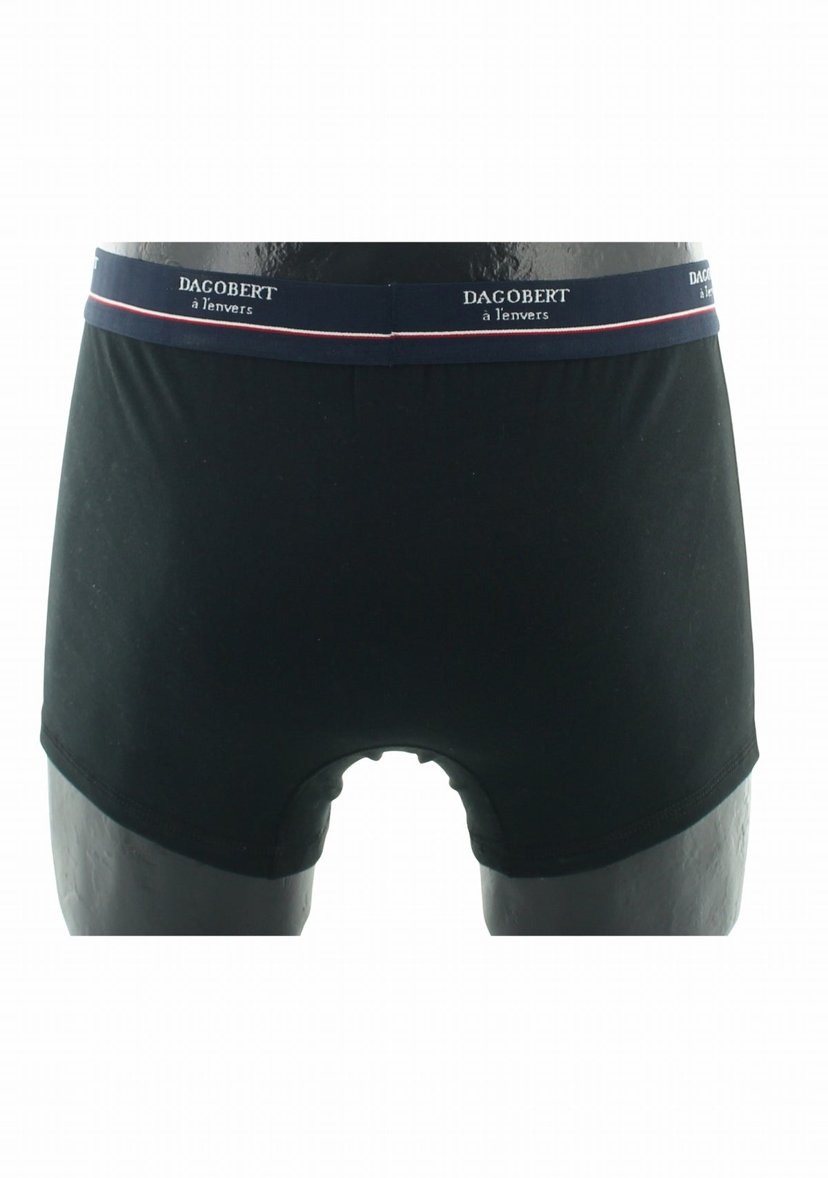 Boxer homme en coton motif Renard Noir - Dagobert à l’envers NOIR