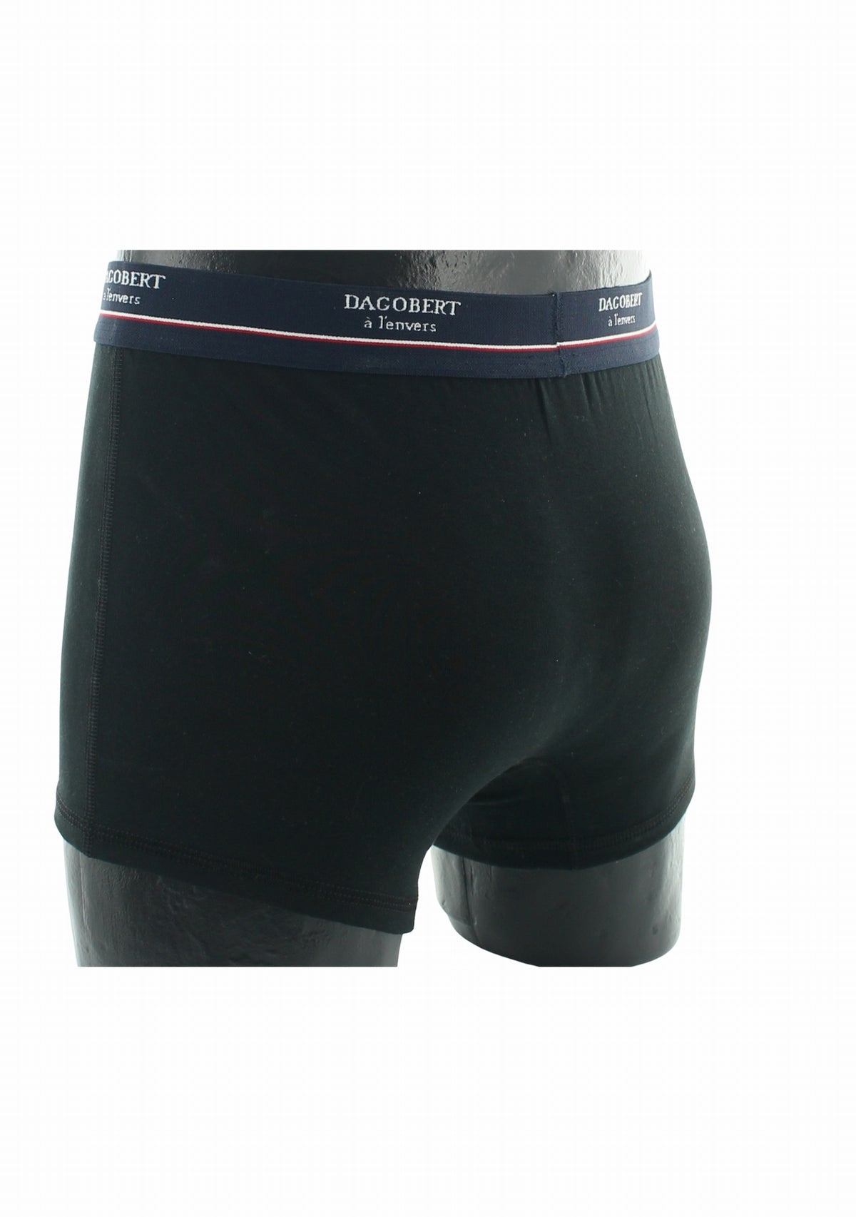 Boxer homme en coton motif Renard Noir - Dagobert à l’envers NOIR