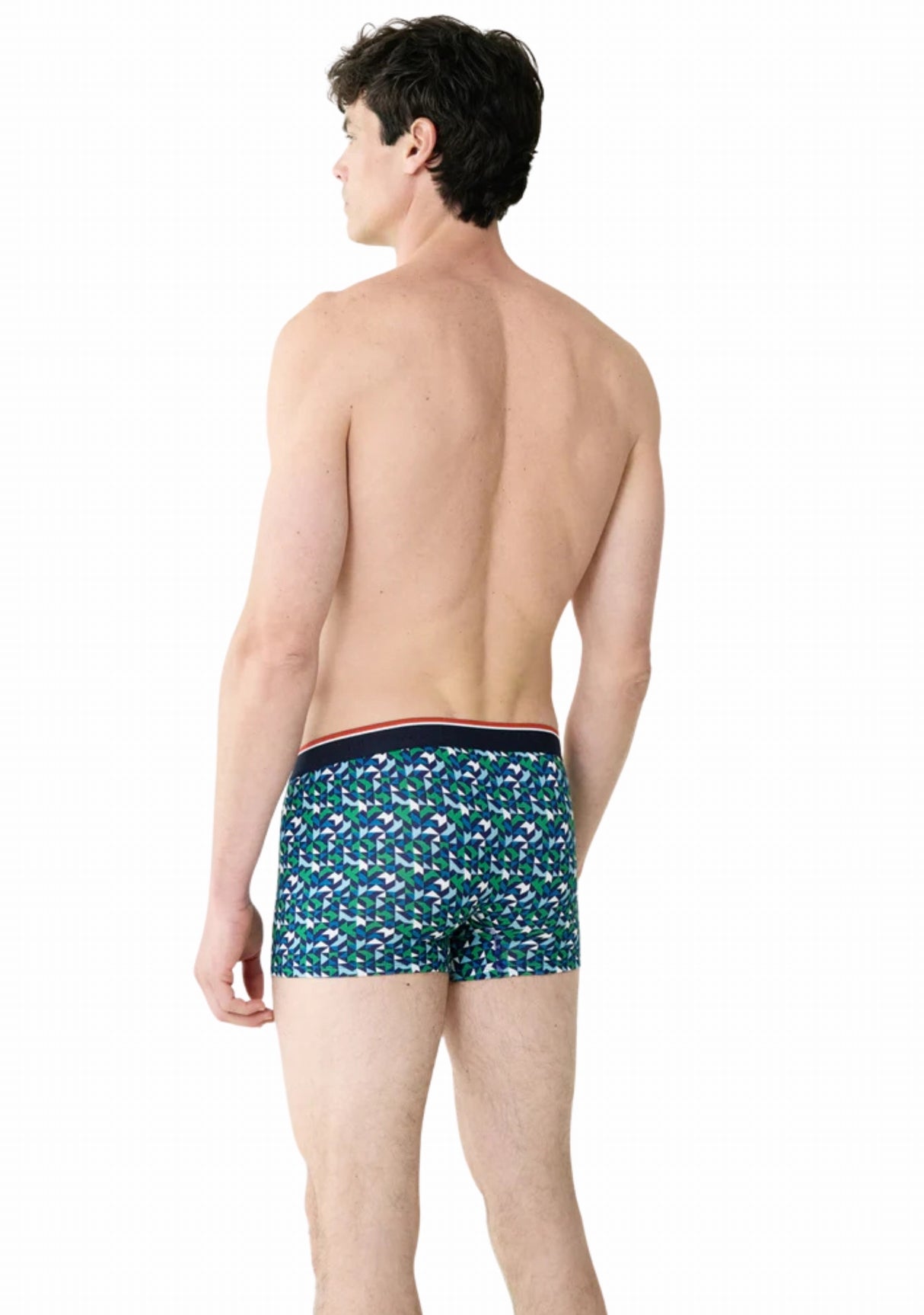 Boxer homme Marius Mosaïque Indigo Le Slip Français INDIGO
