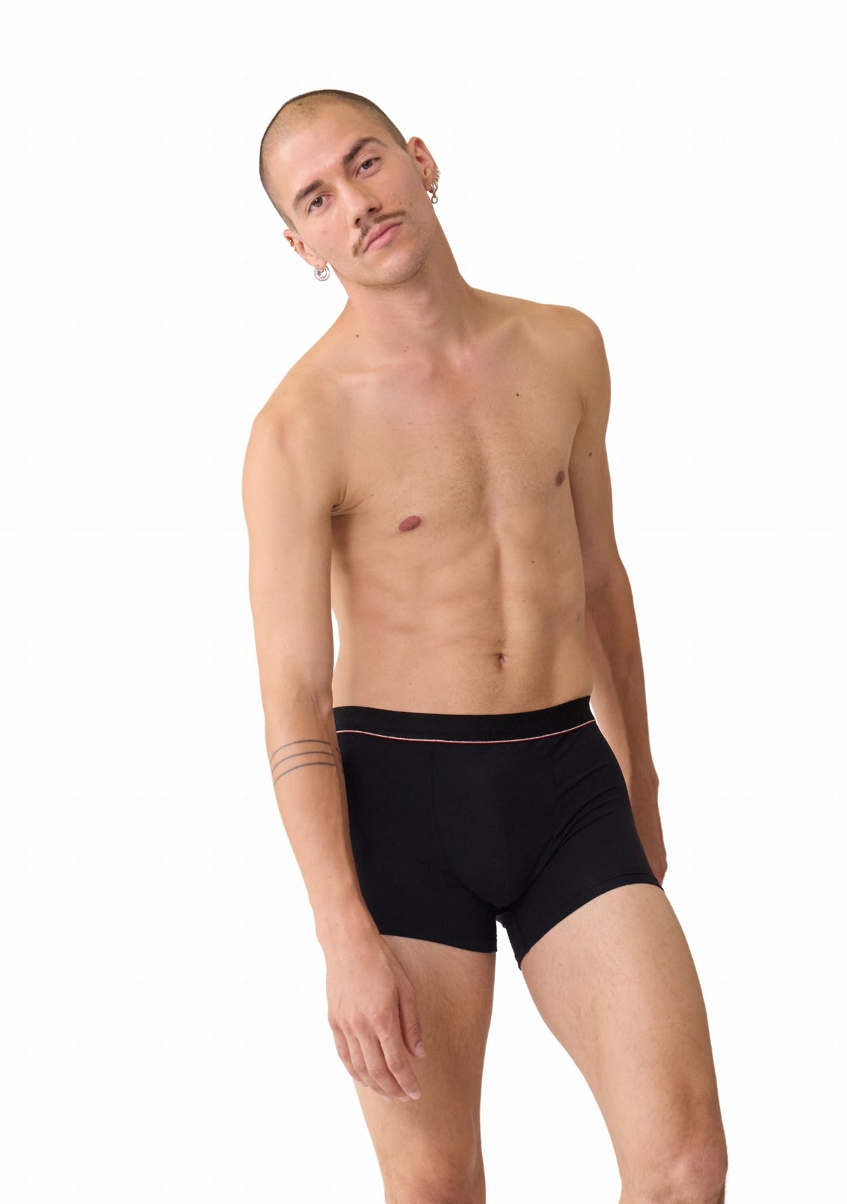 Boxer homme microfibre noir