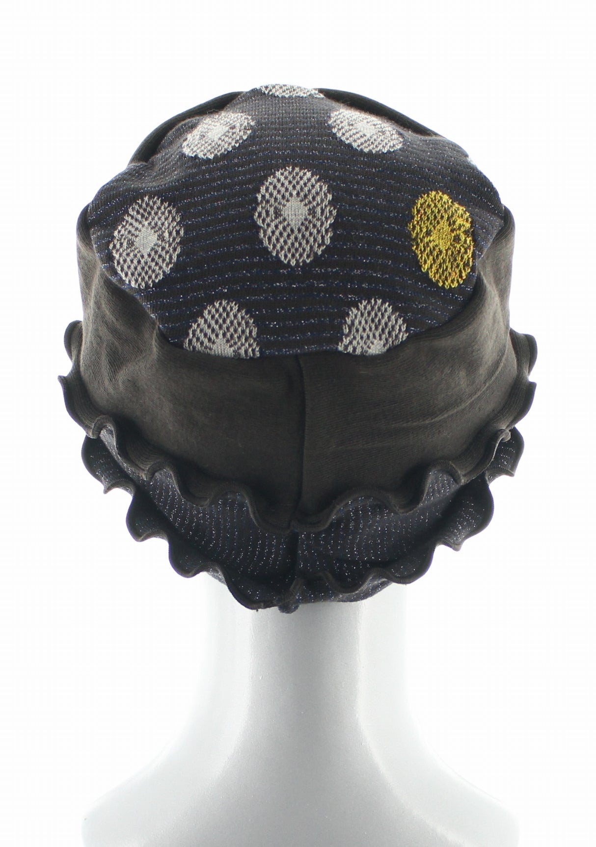 Chapeau femme coton Berthe Fleurs Graphiques MOKA