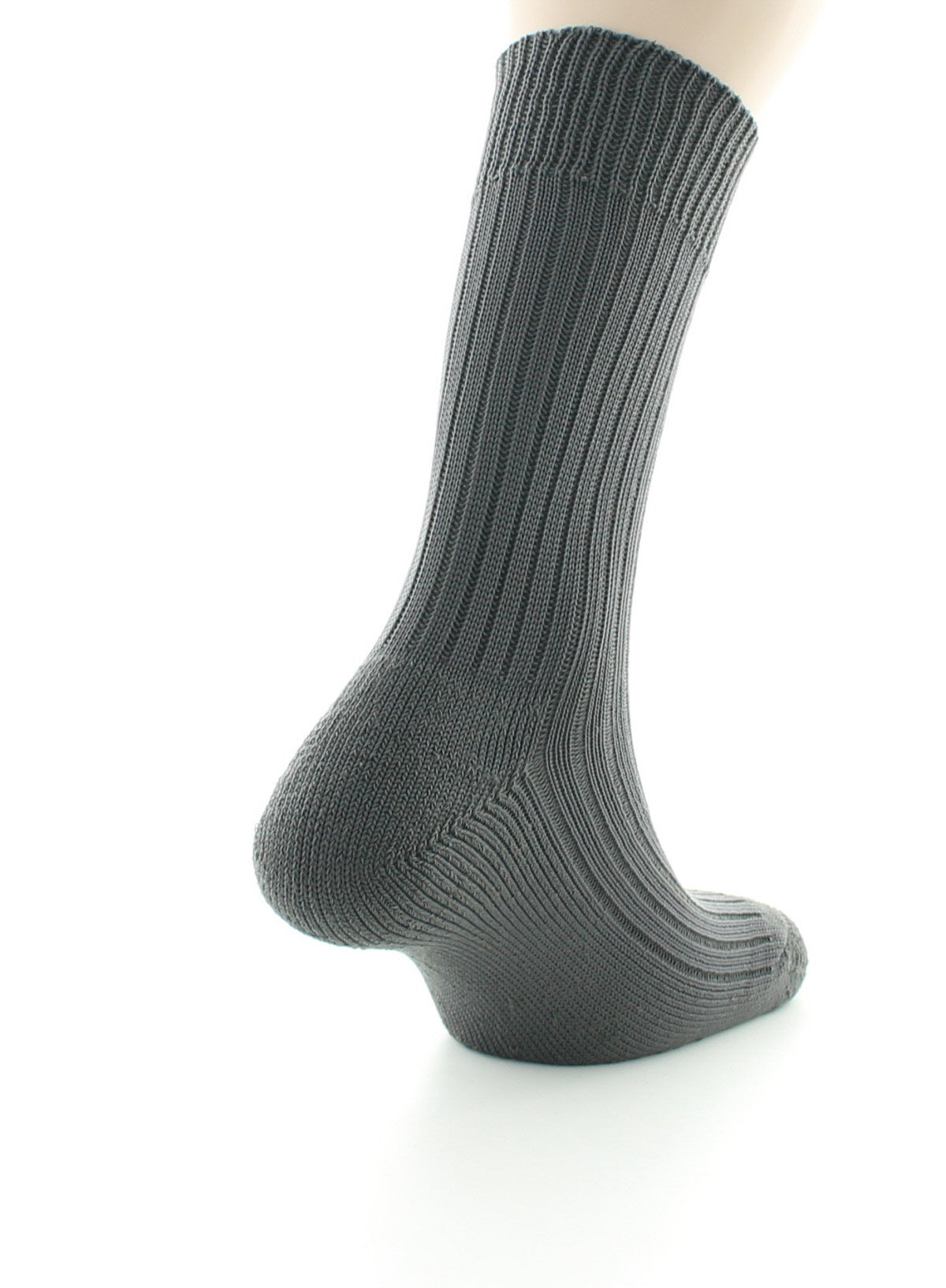 Chaussettes à côtes Intérieur doublé coton ANTHRACITE