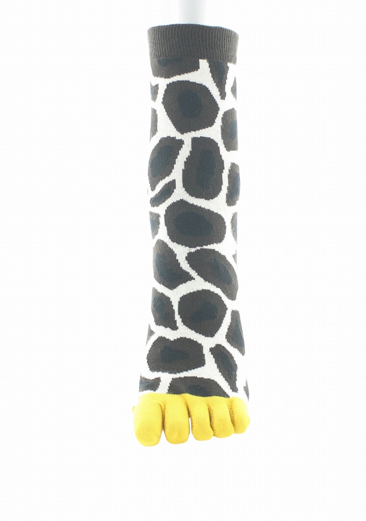 Chaussettes à orteils séparés mixtes Berthe Girafe MARRON/ECRU