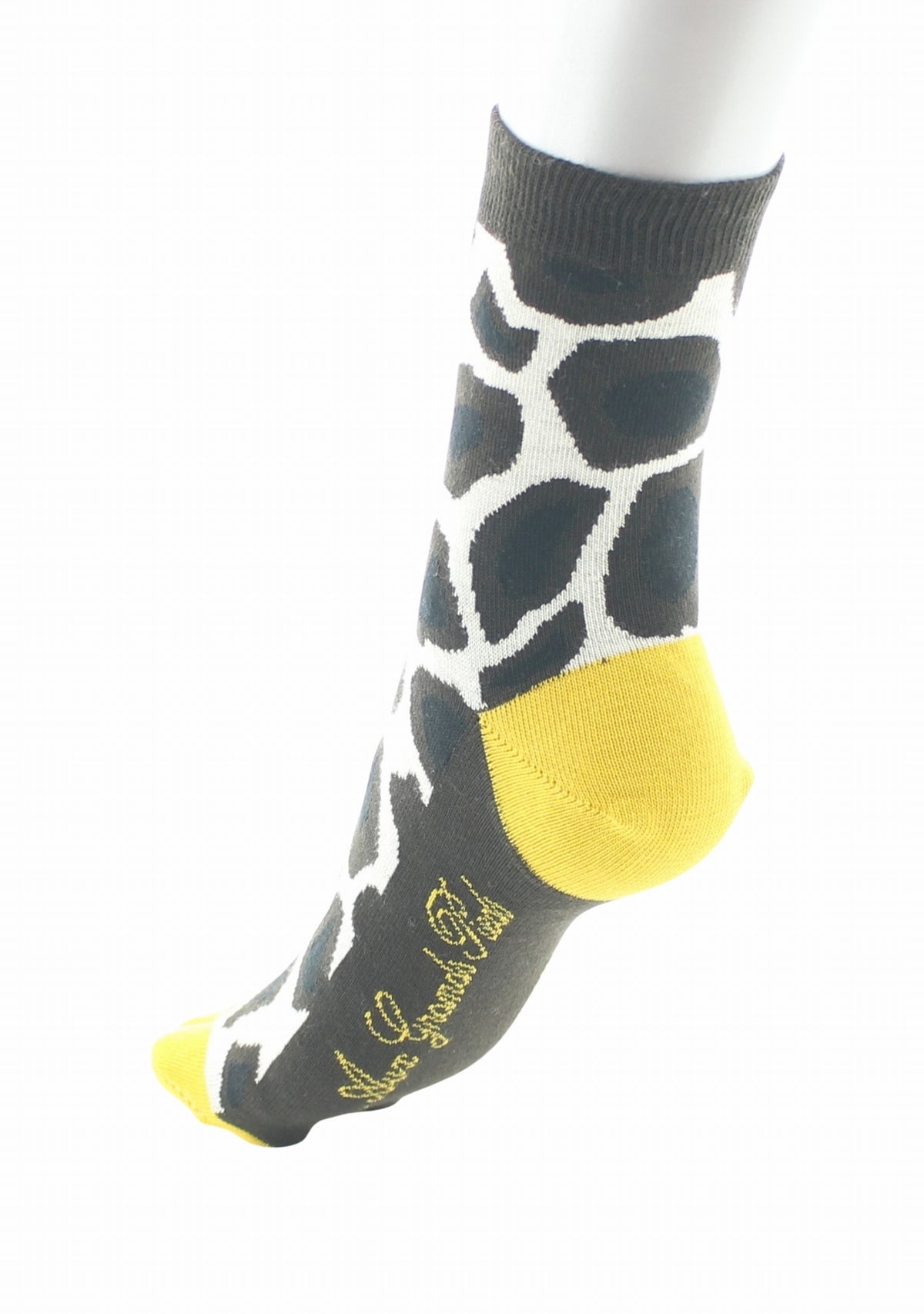 Chaussettes à orteils séparés mixtes Berthe Girafe MARRON/ECRU