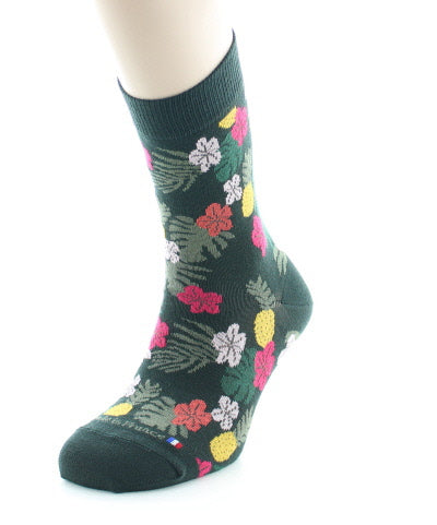 Chaussettes Ananas VERT