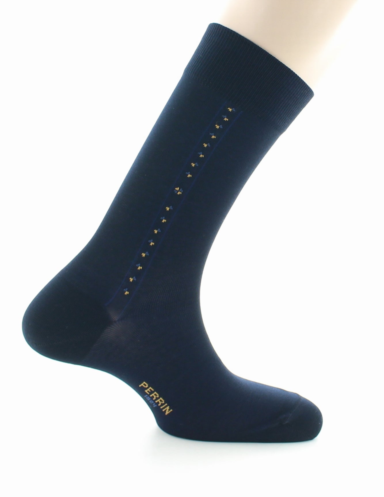 Chaussettes Baguette - coton fil d'Ecosse supérieur MARINE