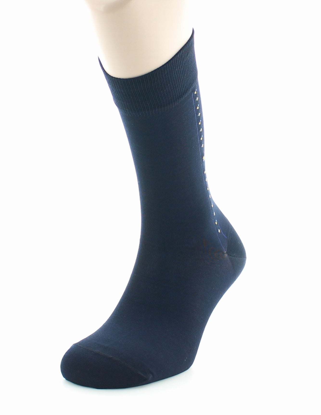 Chaussettes Baguette - coton fil d'Ecosse supérieur MARINE