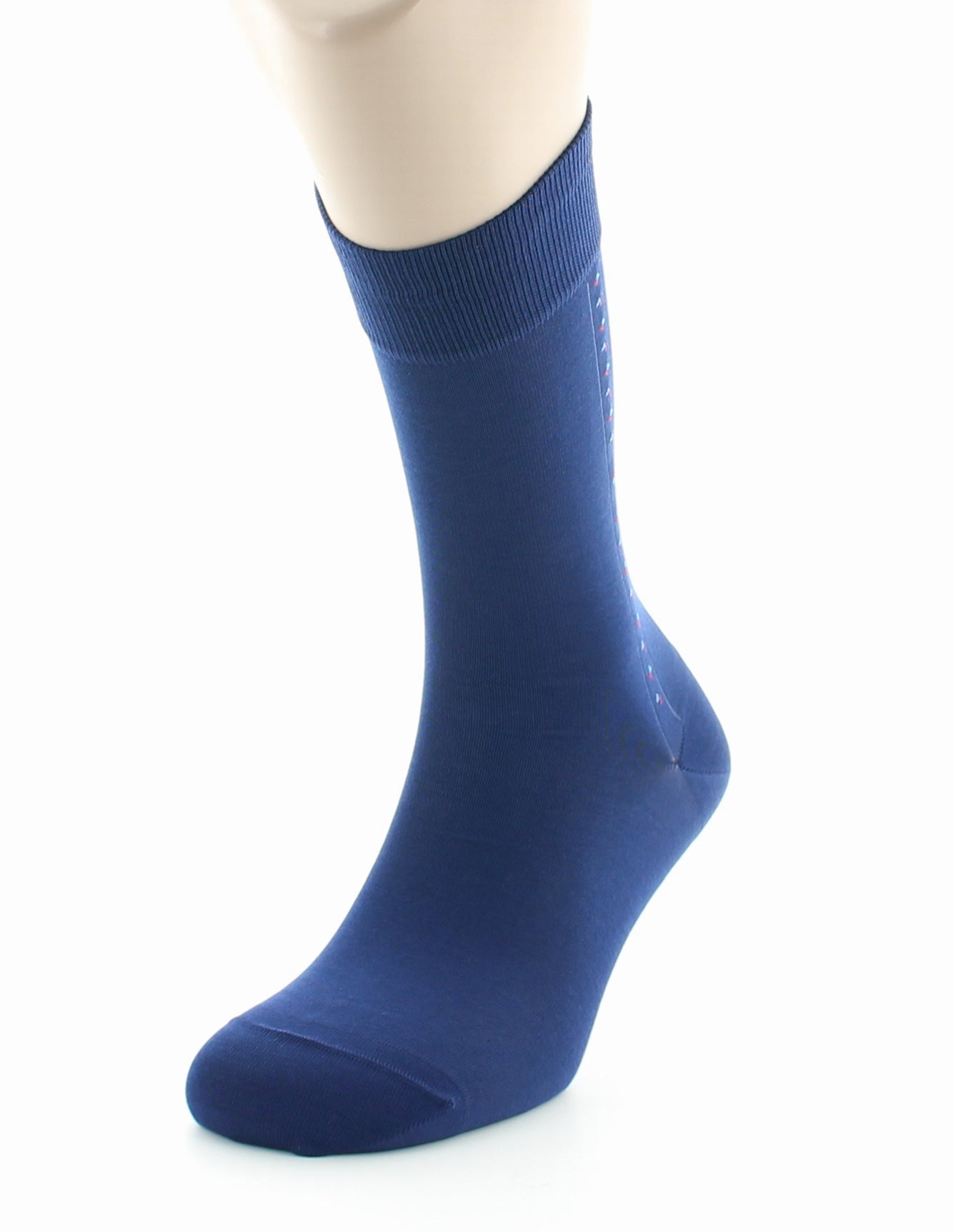 Chaussettes Baguette - coton fil d'Ecosse supérieur MARINE CLAIR