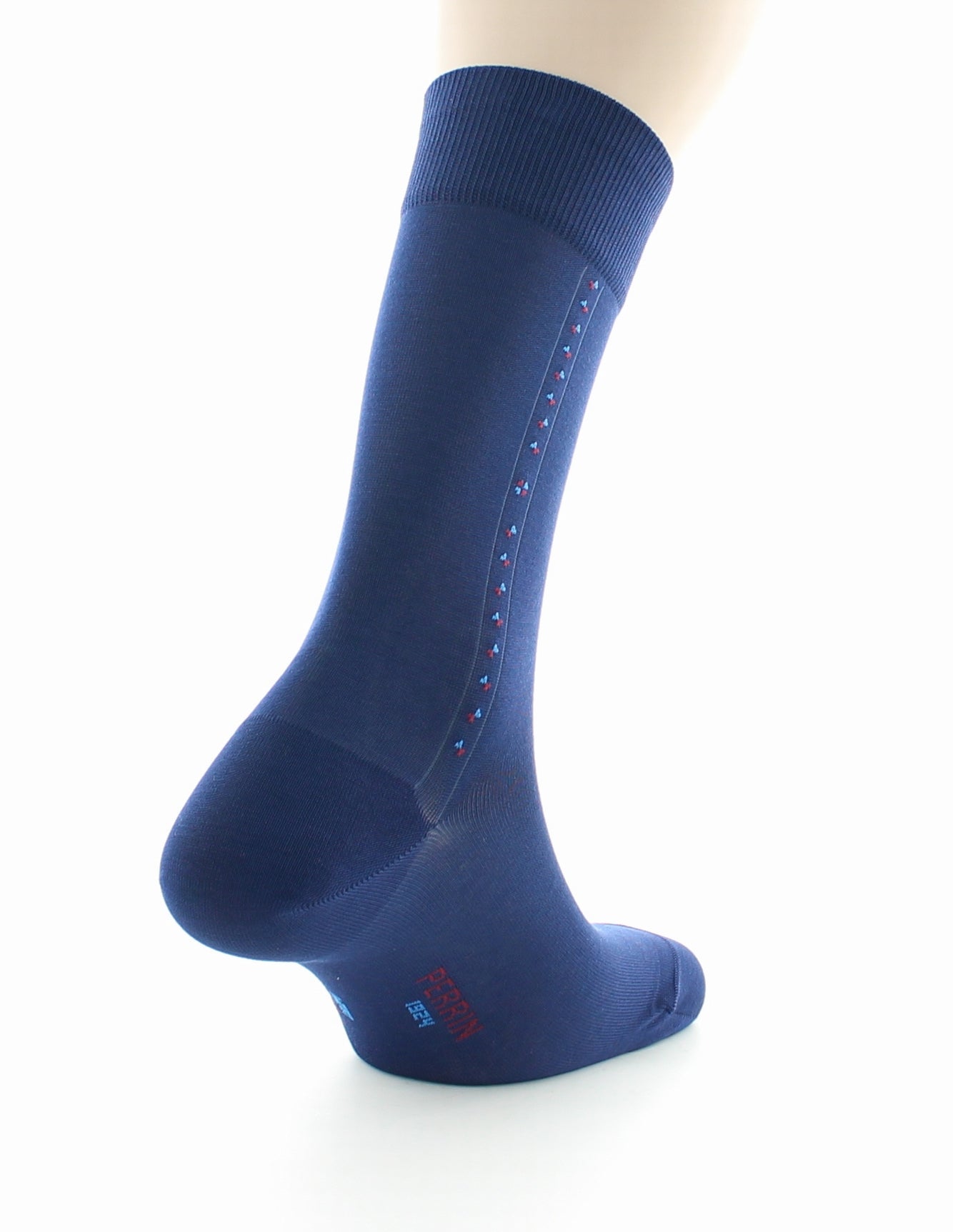 Chaussettes Baguette - coton fil d'Ecosse supérieur MARINE CLAIR