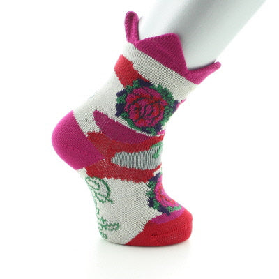 Chaussettes Bébé Couronne Rose ROUGE/ROSE