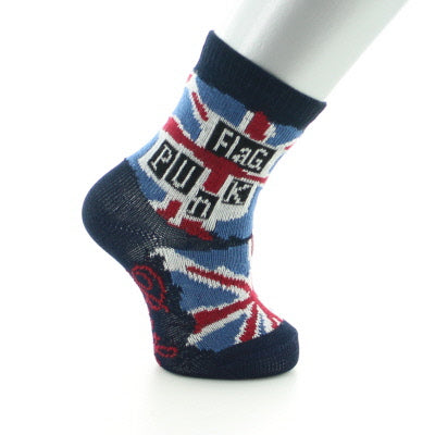 Chaussettes Bébé Flag Punk BLEU MARINE