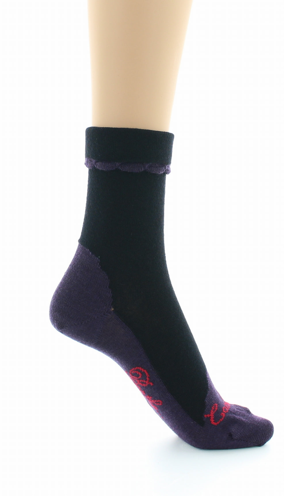 Chaussettes cachemire noir NOIR