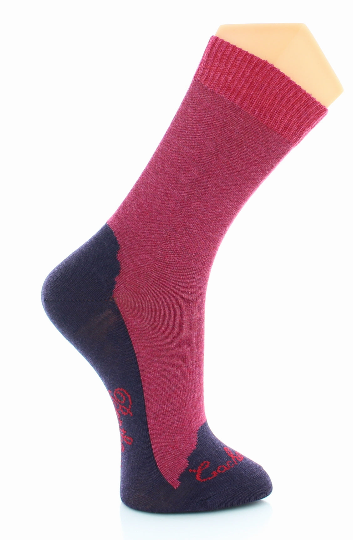 Chaussettes cachemire rose ROSE