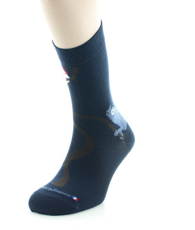 Chaussettes Caméléon marine BLEU MARINE