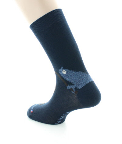 Chaussettes Caméléon marine BLEU MARINE