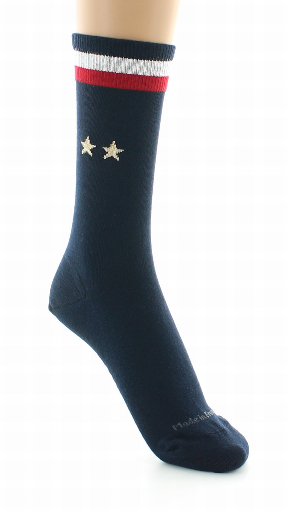 Chaussettes Champion du Monde 2 Etoiles MARINE