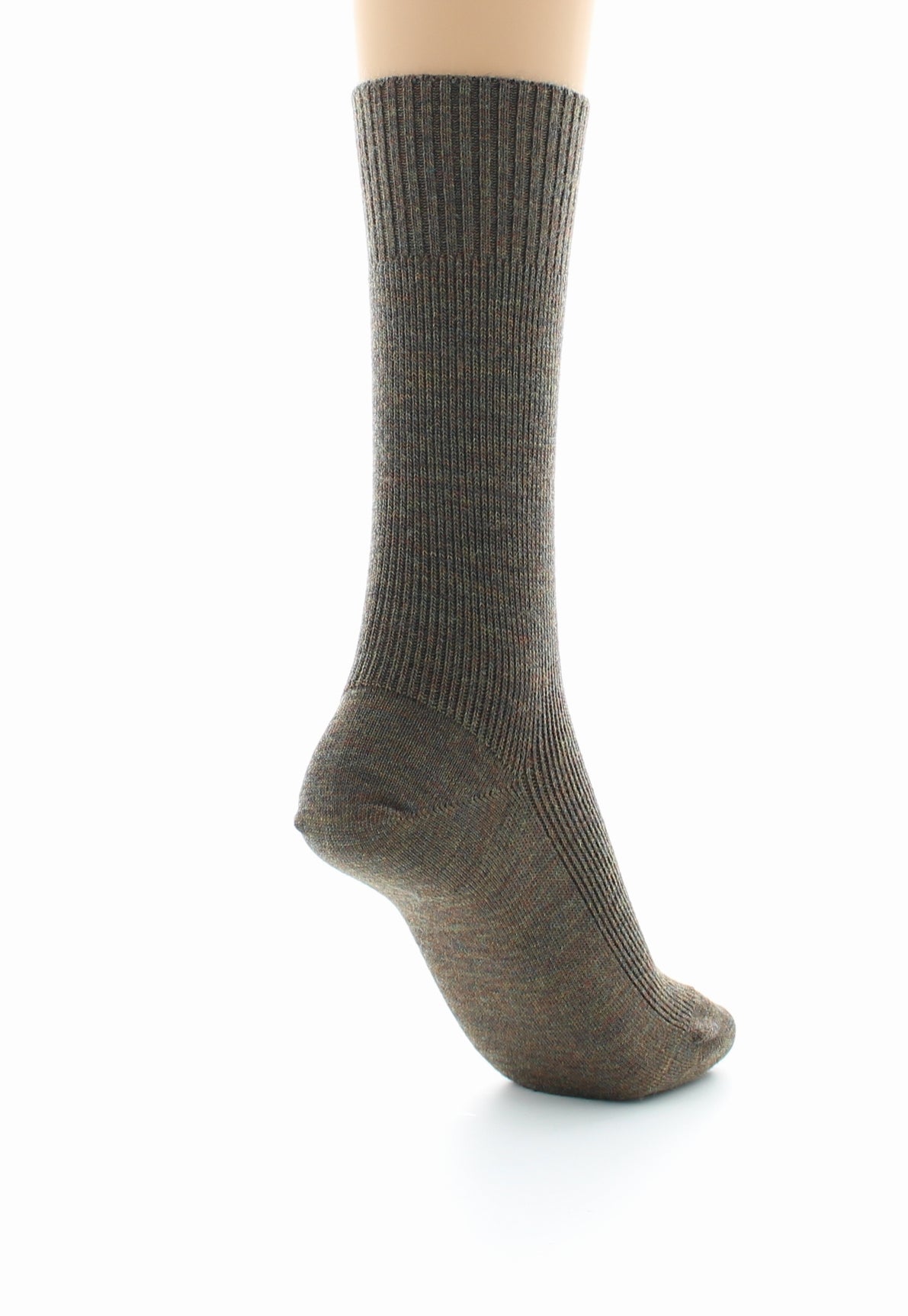 Chaussettes Confort Laine peignée Sans élastique BRONZE