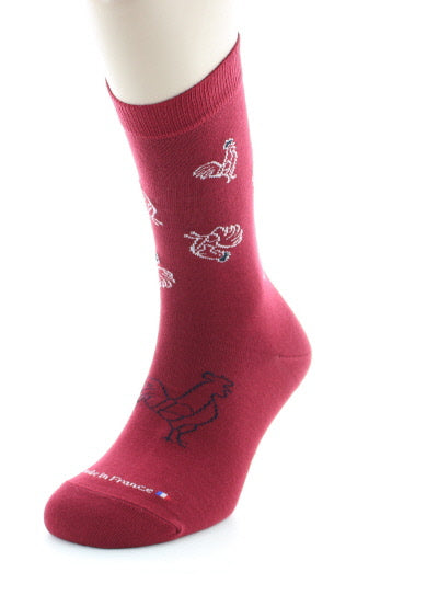 Chaussettes Coq Coton Peigné MUSCAT