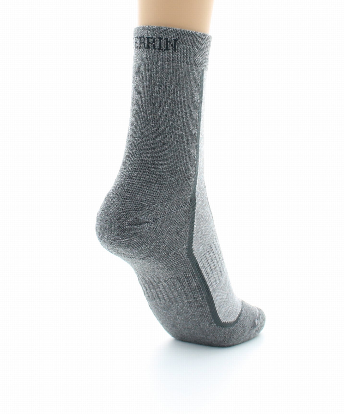 Chaussettes courtes de sport mixtes en Coolmax GRIS MOYEN