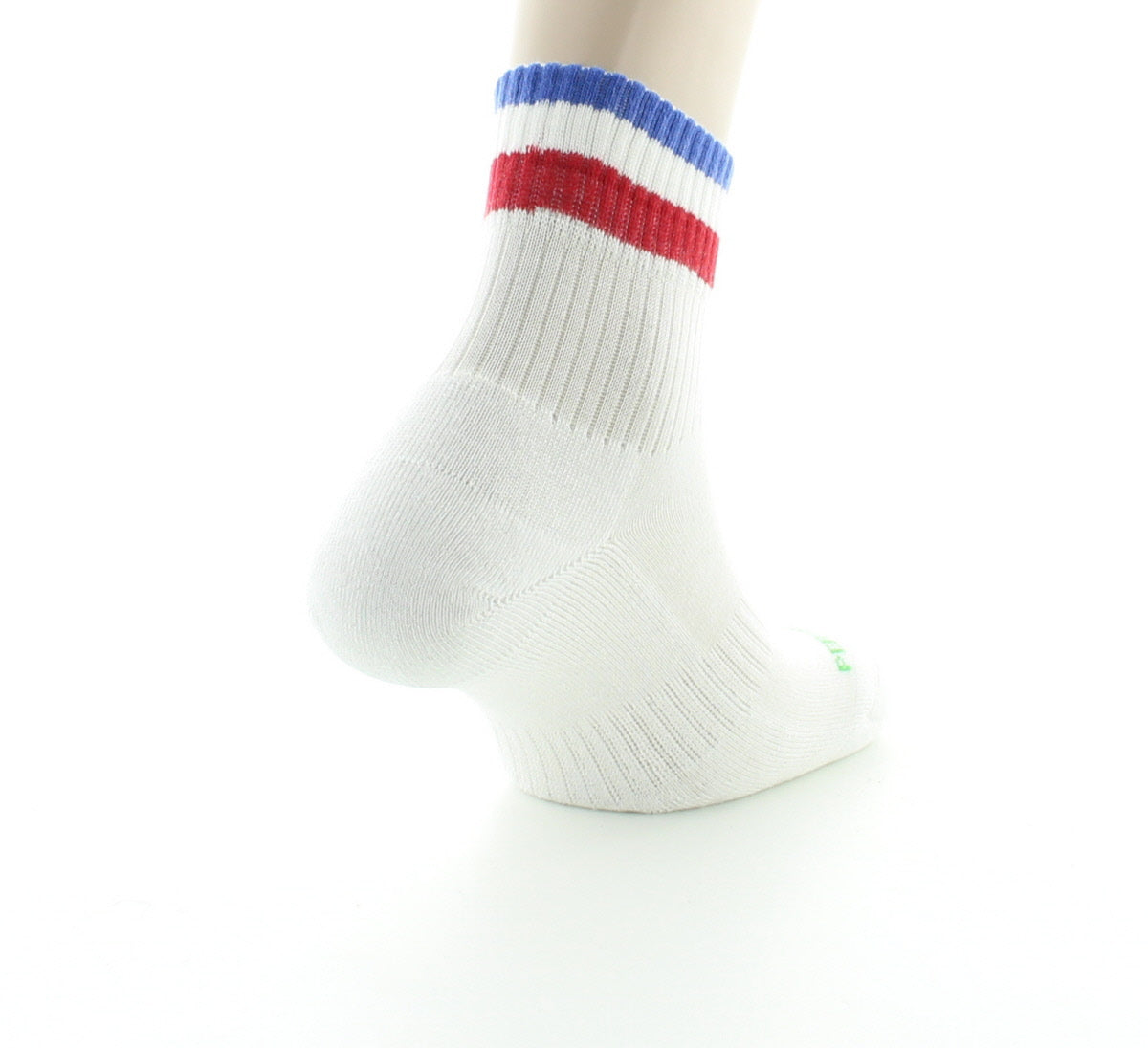 Chaussettes courtes de sport - pur coton bio BLANC