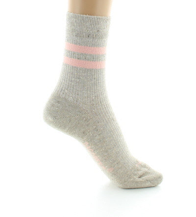 Chaussettes courtes femme en coton et soie Ficelle FICELLE