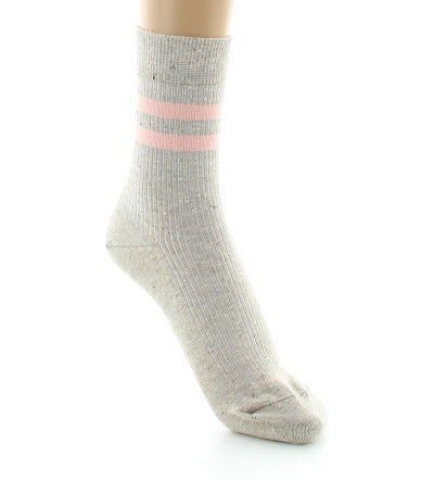 Chaussettes courtes femme en coton et soie Ficelle FICELLE