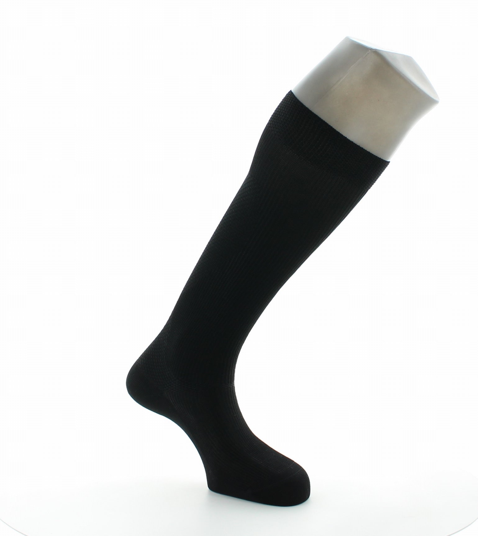 Chaussettes de compression mixte en coton fil d'Écosse NOIR