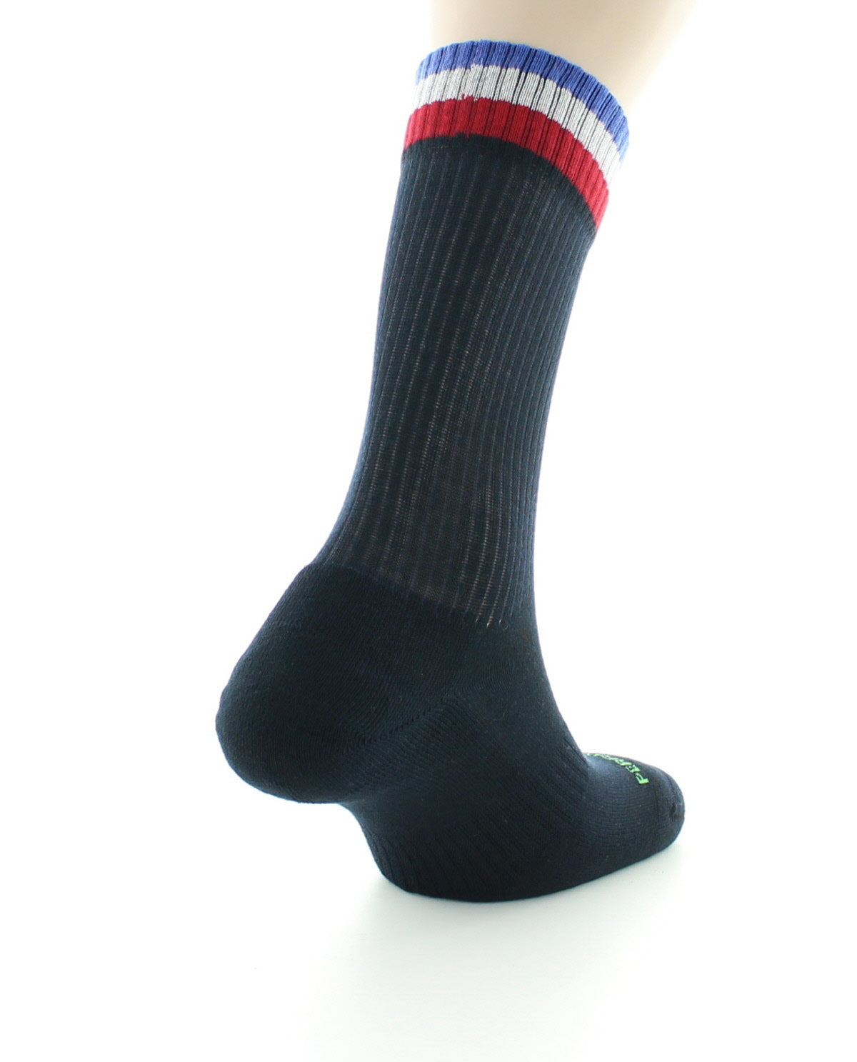 Chaussettes de sport pur coton bio MARINE