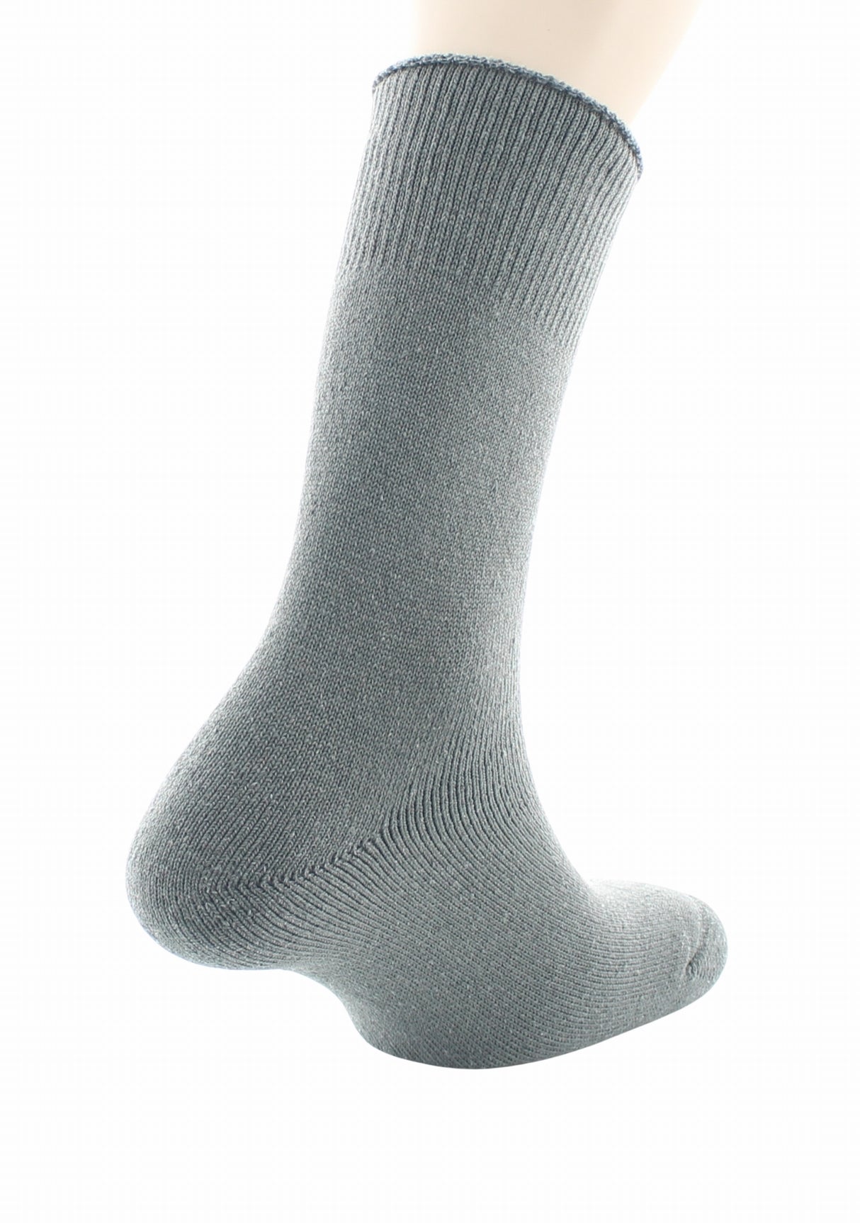 Chaussettes de travail homme Perrin laine/polyamide tout bouclette GRIS