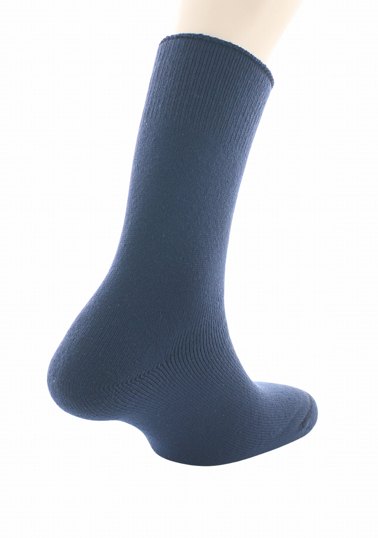 Chaussettes de travail homme Perrin laine/polyamide tout bouclette MARINE