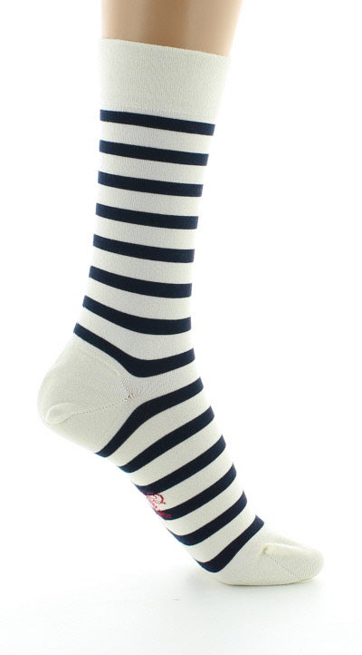 Lot De 6 Paires De Chaussettes Femme Hiver - Mi-longues, Rayées, Thermiques Et épaisses Pour L’automne Et Le Quotidien