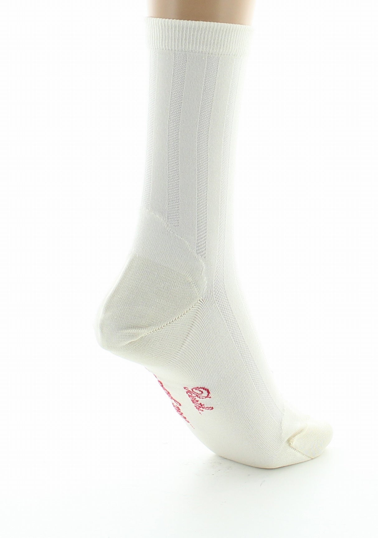 Chaussettes en soie écrue ECRU