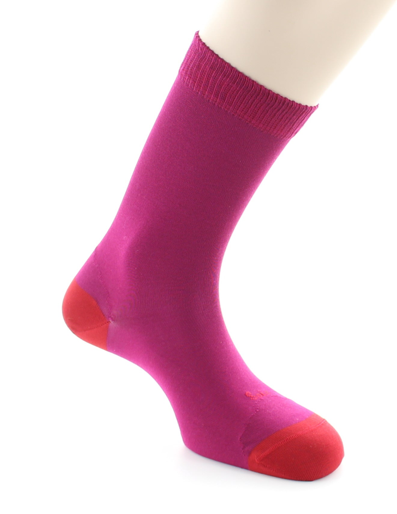 Chaussettes En Soie Fushia et Hermès FUSHIA