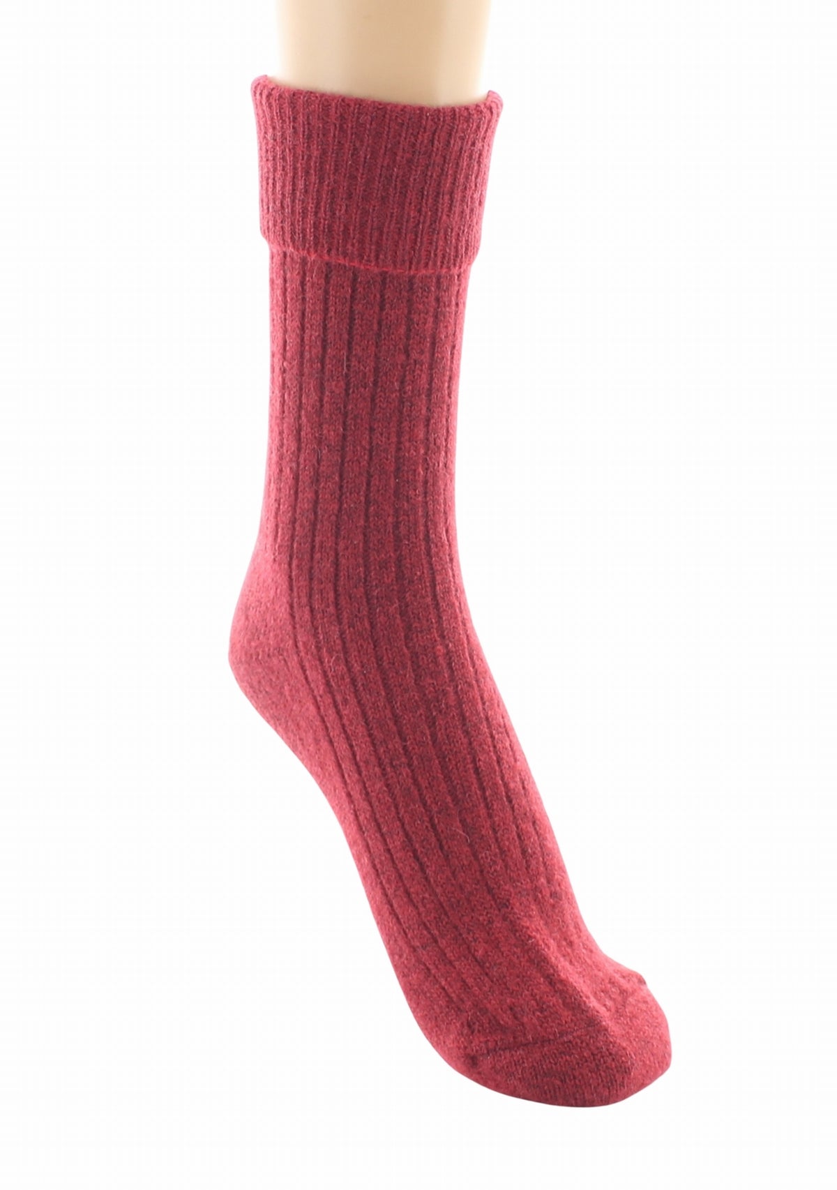 Chaussettes femme Baby Alpaga Berthe Rouge ROUGE