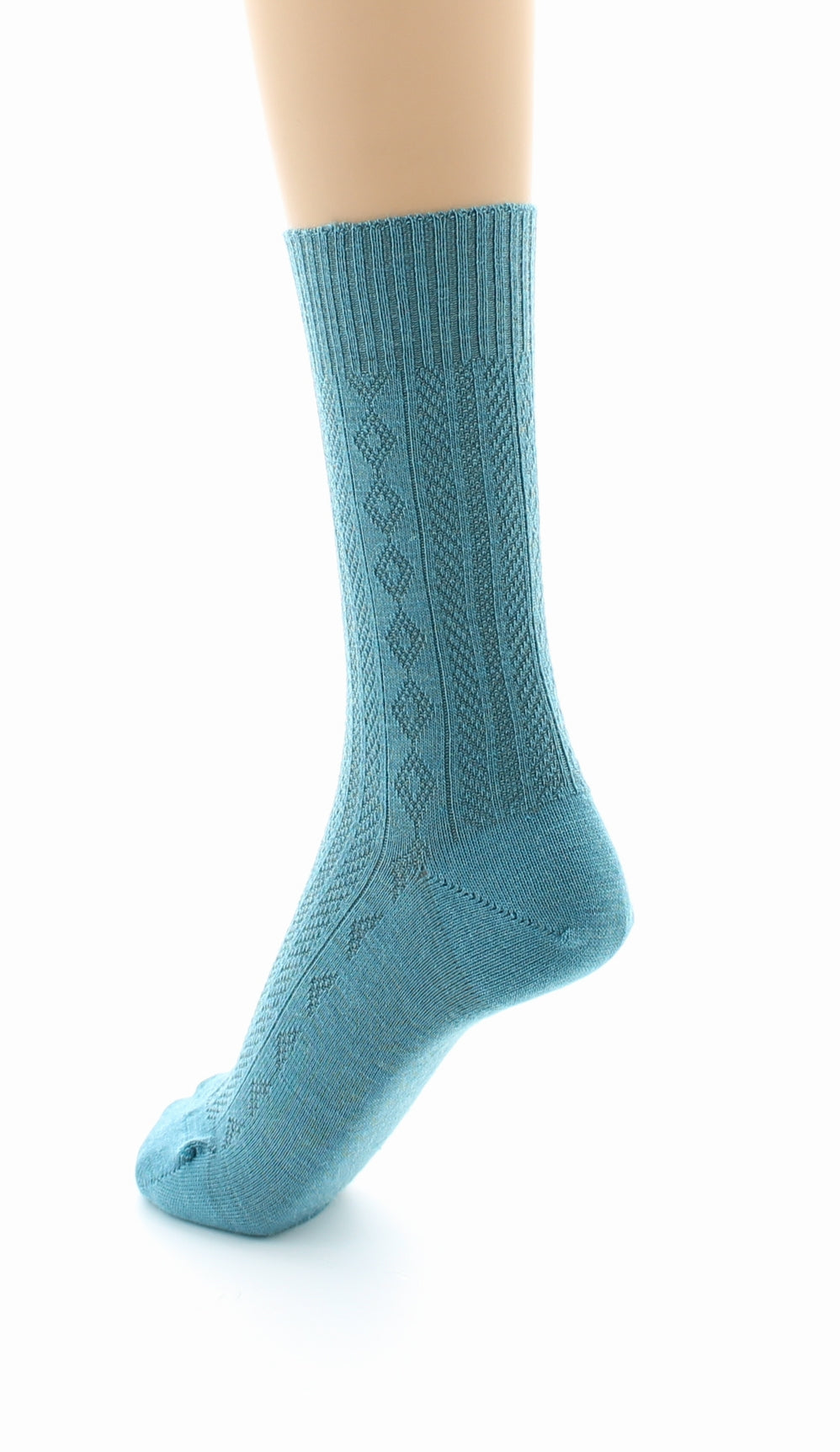 Chaussettes femme Confort à maille fantaisie en laine peignée EPICEA