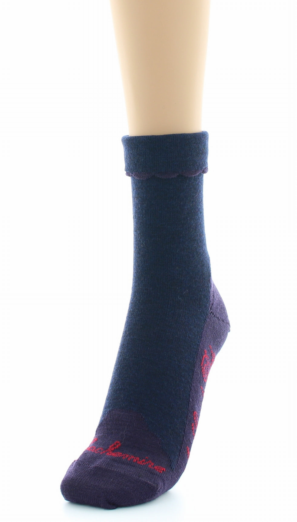 Chaussettes femme en Cachemire - Marine MARINE