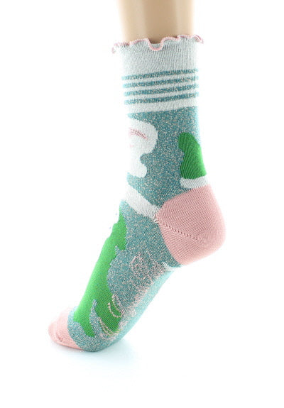 Chaussettes Femme Hirondelles ECRU