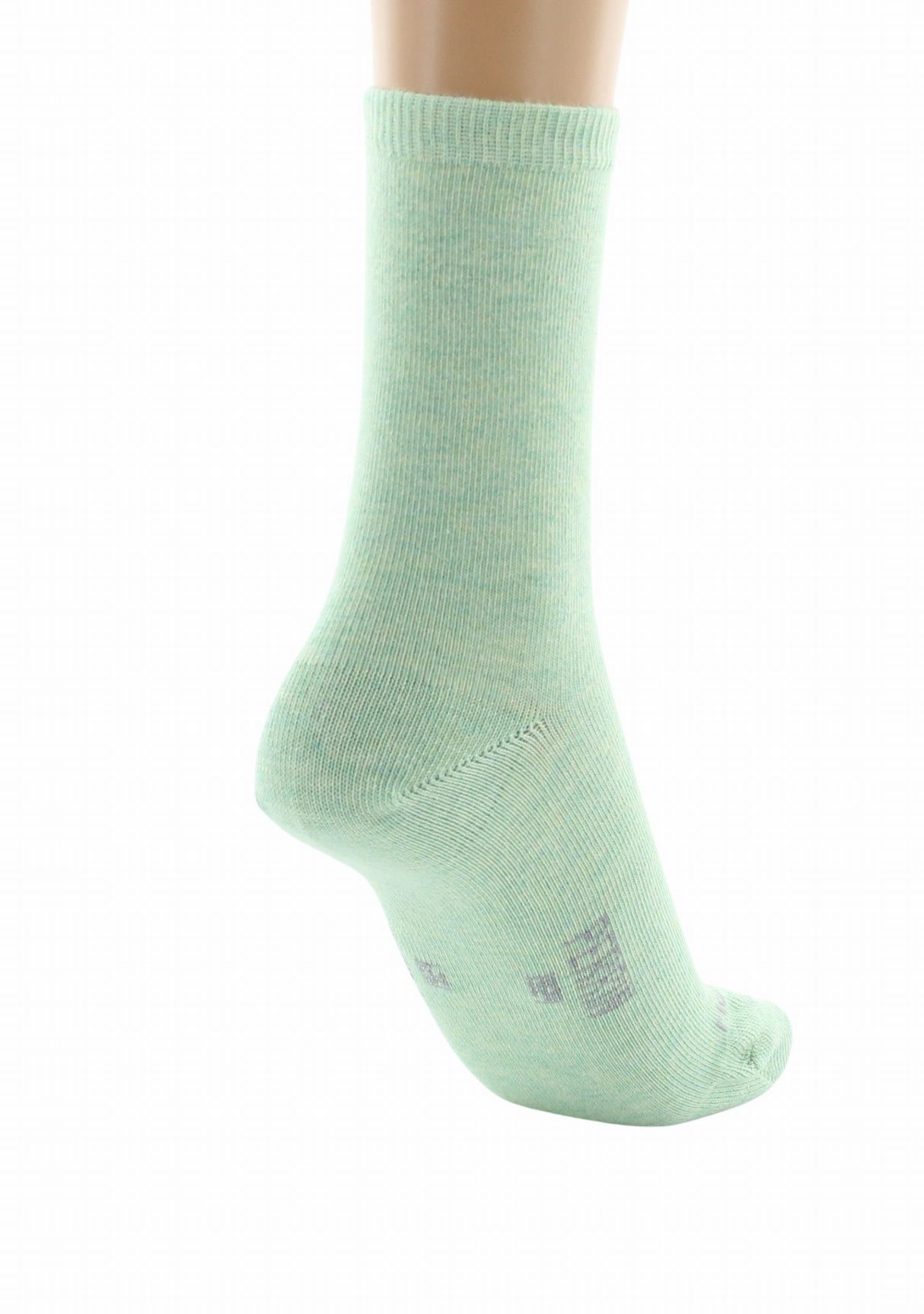 Chaussettes femme Perrin 1924 coton longues fibres Vert VERT