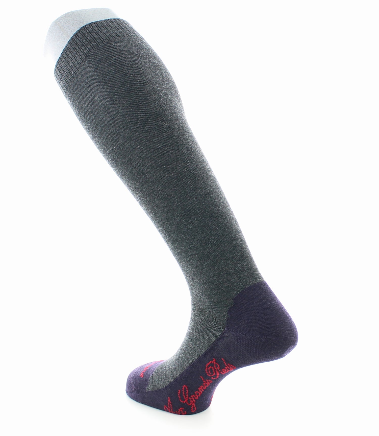 Chaussettes hautes cachemire anthracite ANTHRACITE