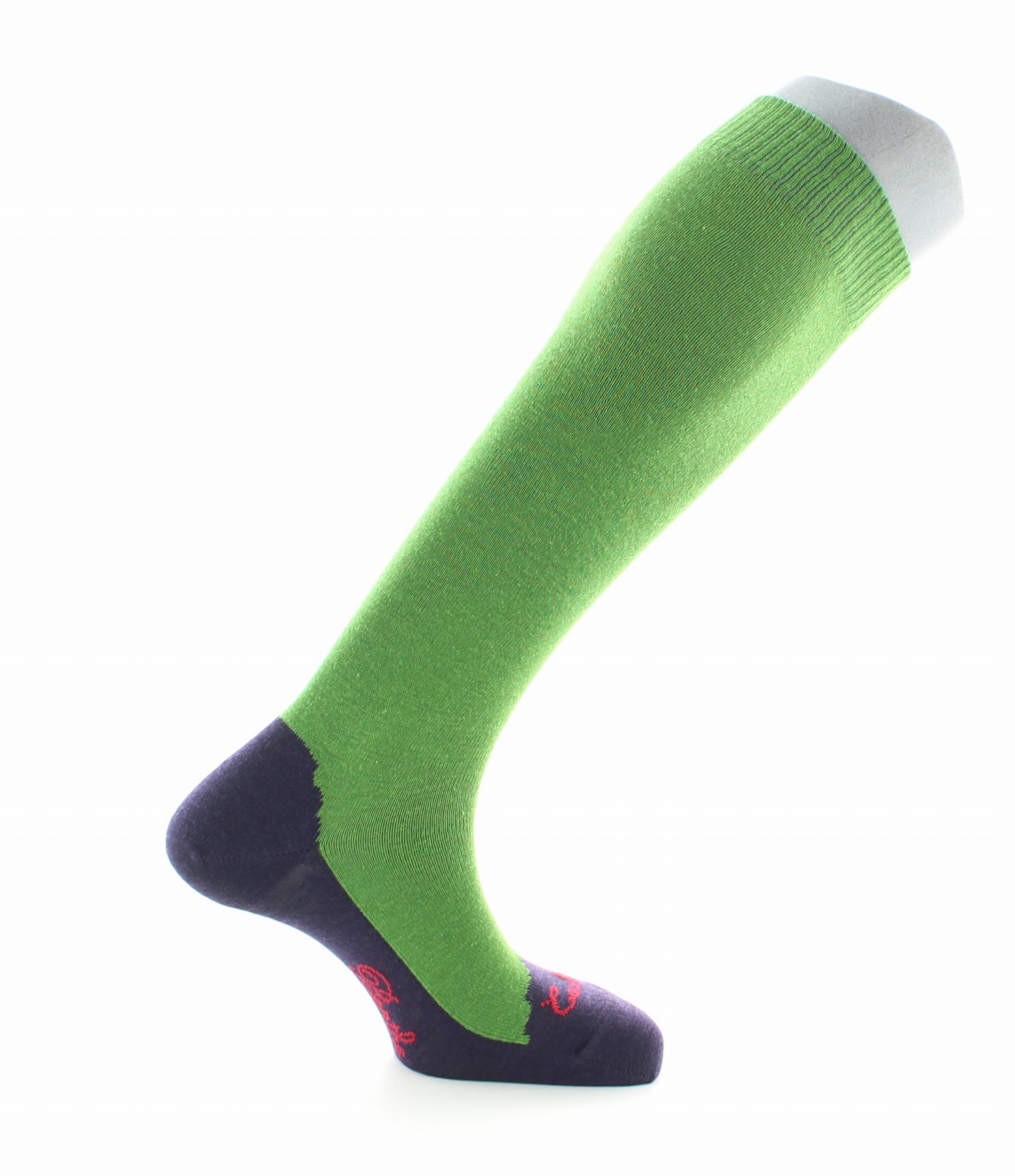 Chaussettes hautes cachemire vert VERT