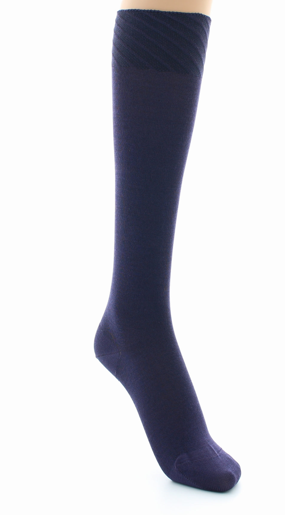 Chaussettes hautes en soie naturelle VATICAN