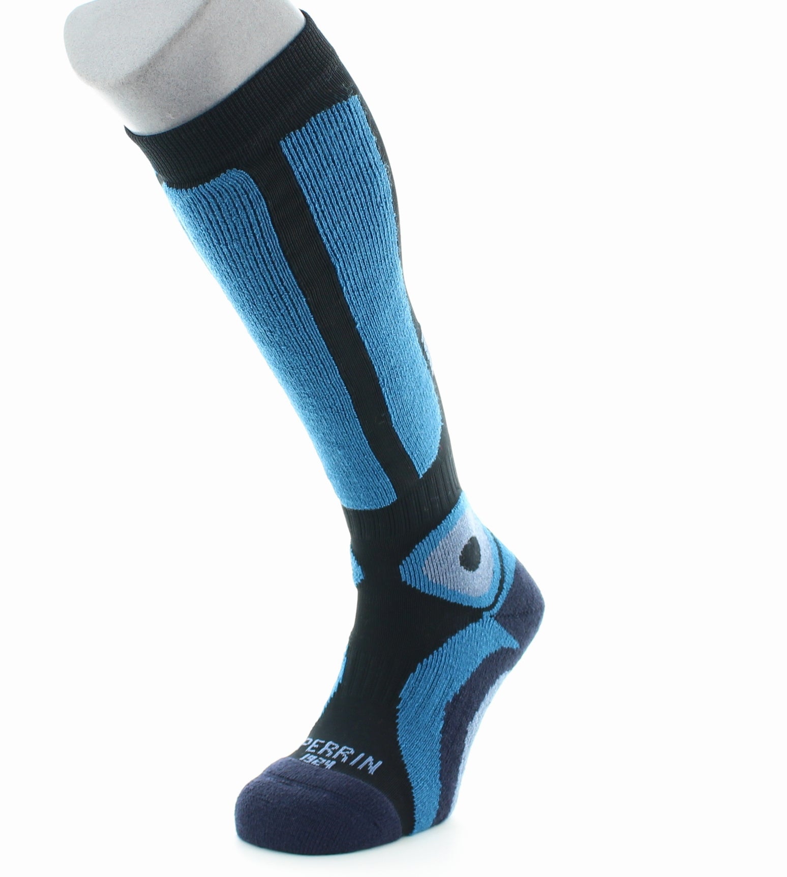 Chaussettes Hautes Toucan - Laine Mélangée BLEU