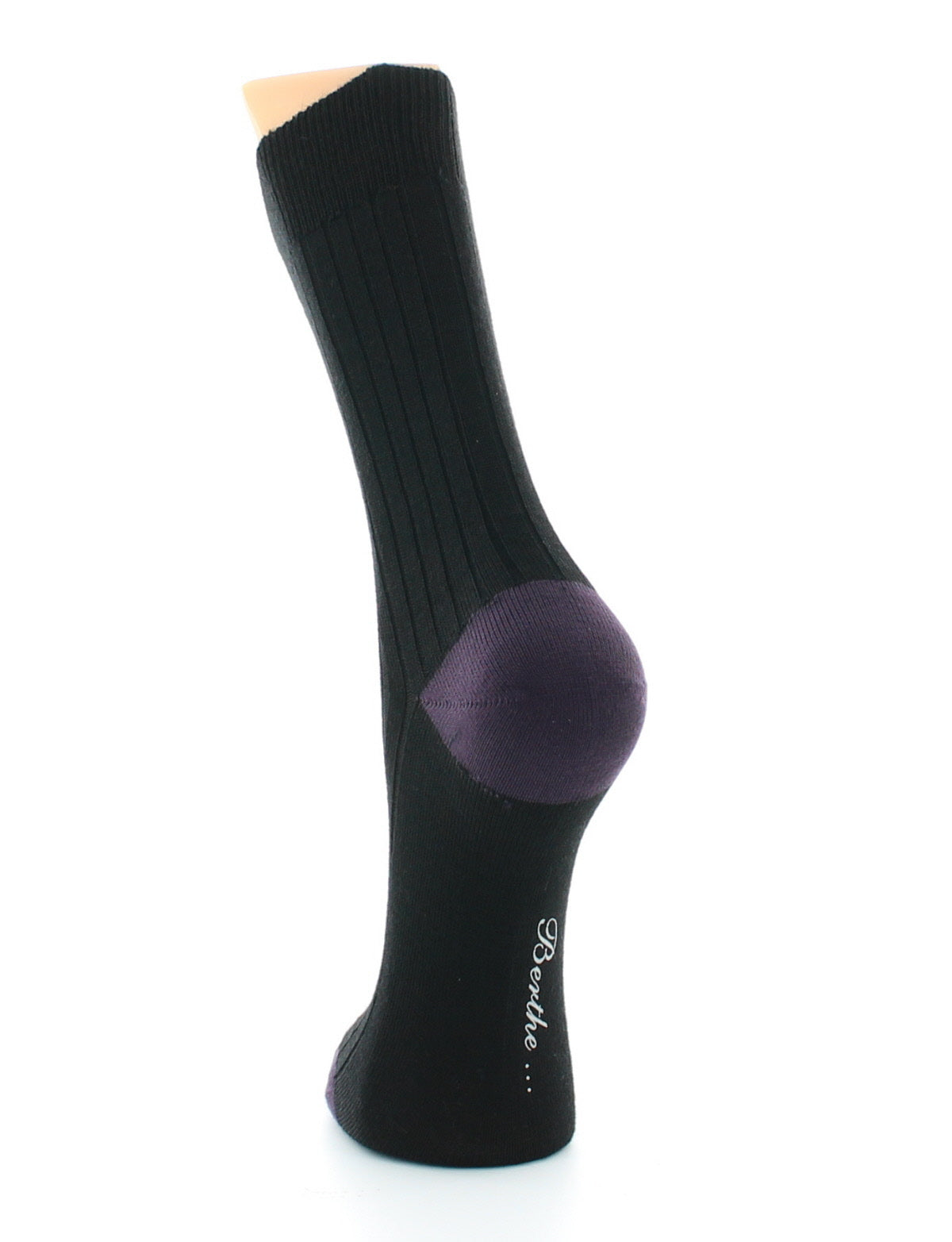 Chaussettes Henri Dorie noir-raisin NOIR-RAISIN