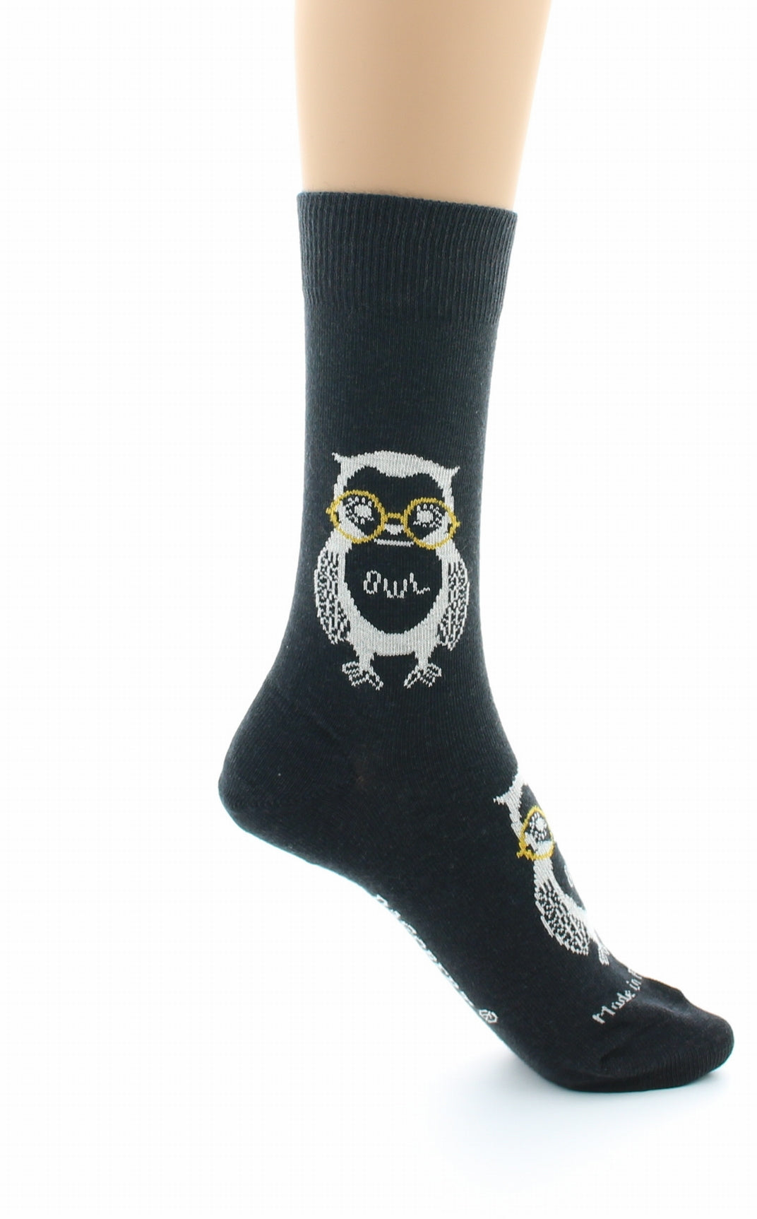 Chaussettes Hibou Anthracite chiné ANTHRACITE CHINE