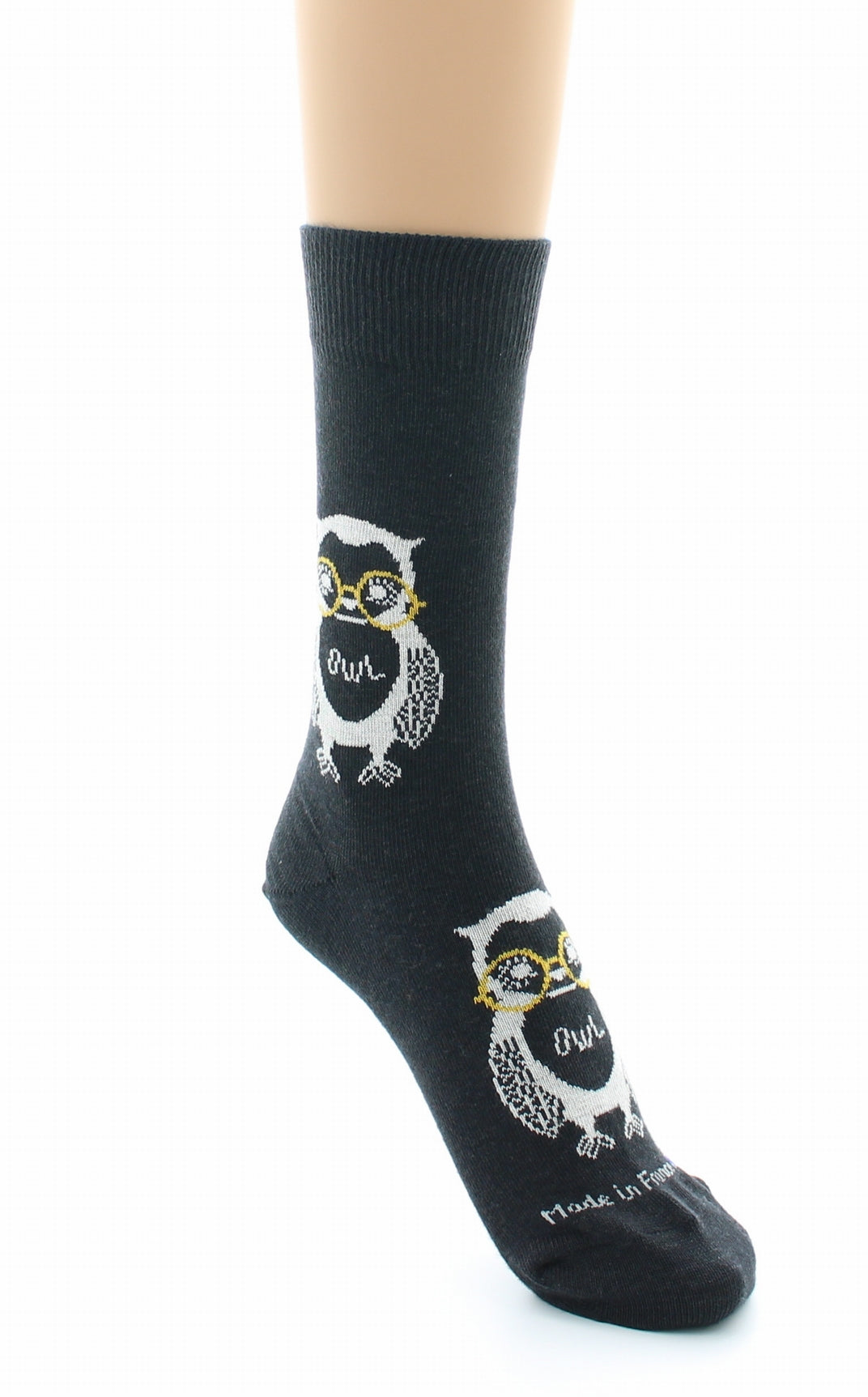 Chaussettes Hibou Anthracite chiné ANTHRACITE CHINE