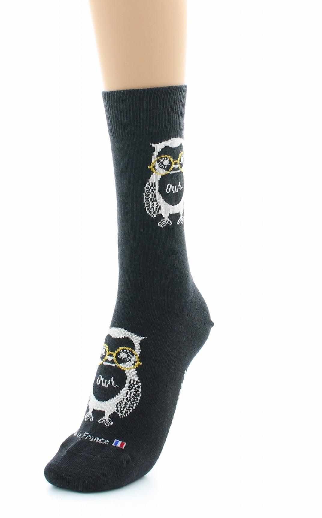 Chaussettes Hibou Anthracite chiné ANTHRACITE CHINE