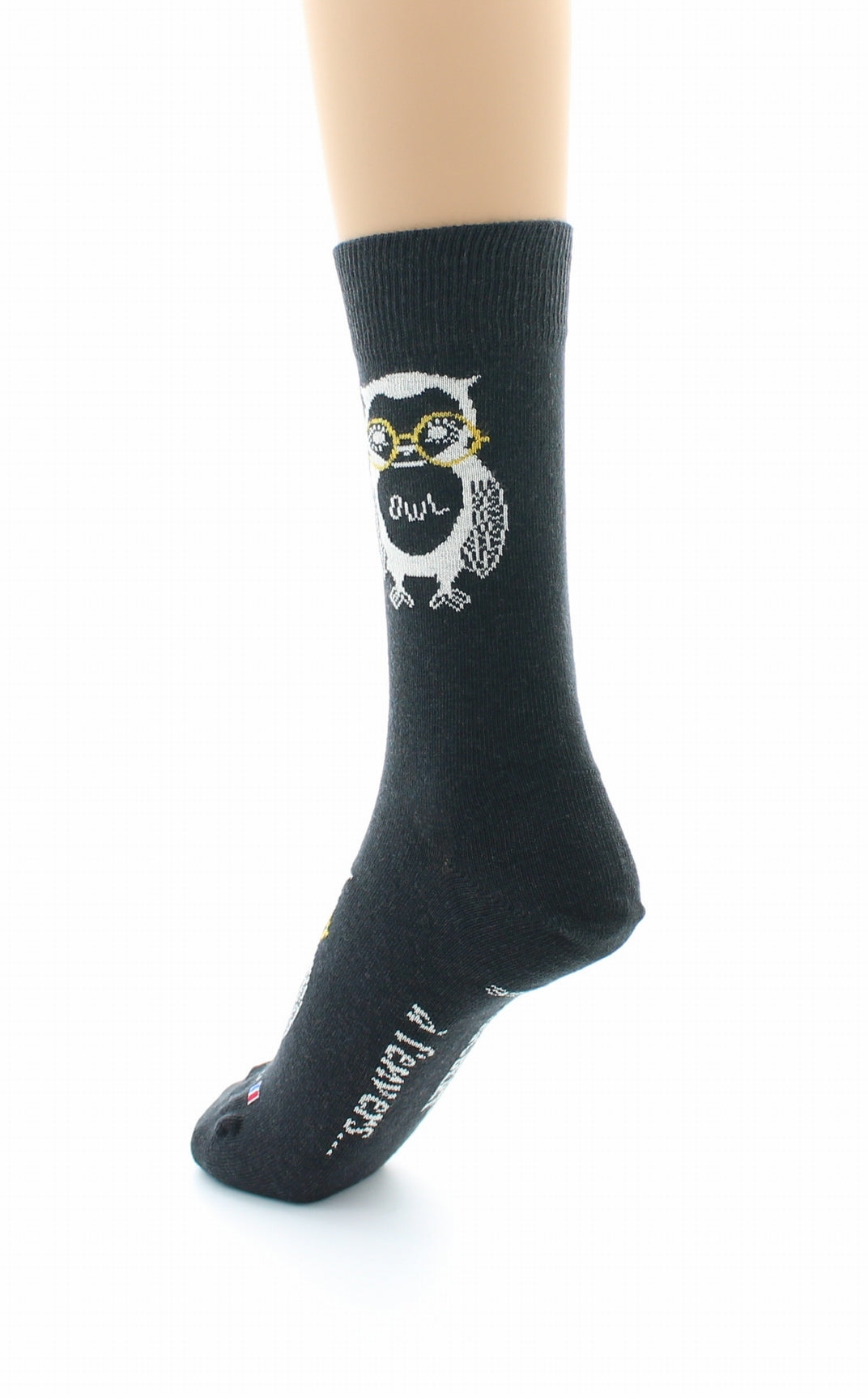 Chaussettes Hibou Anthracite chiné ANTHRACITE CHINE