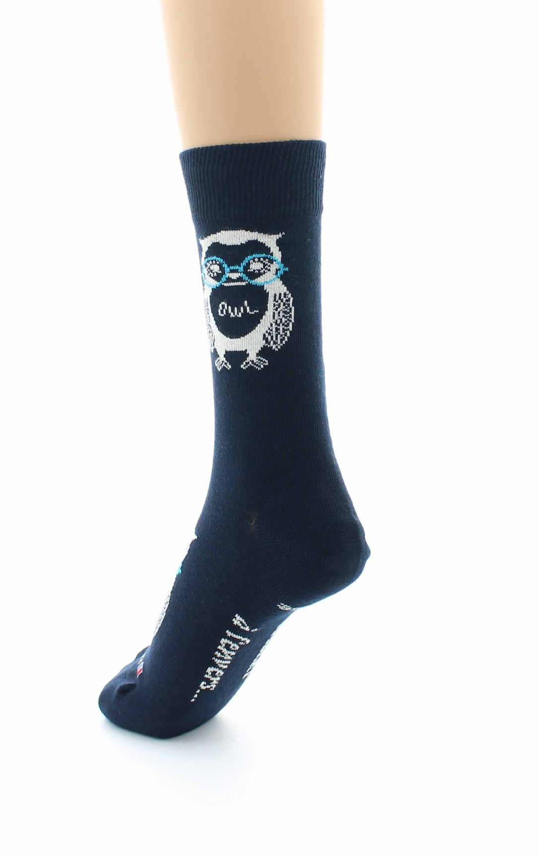 Chaussettes Hibou Marine MARINE