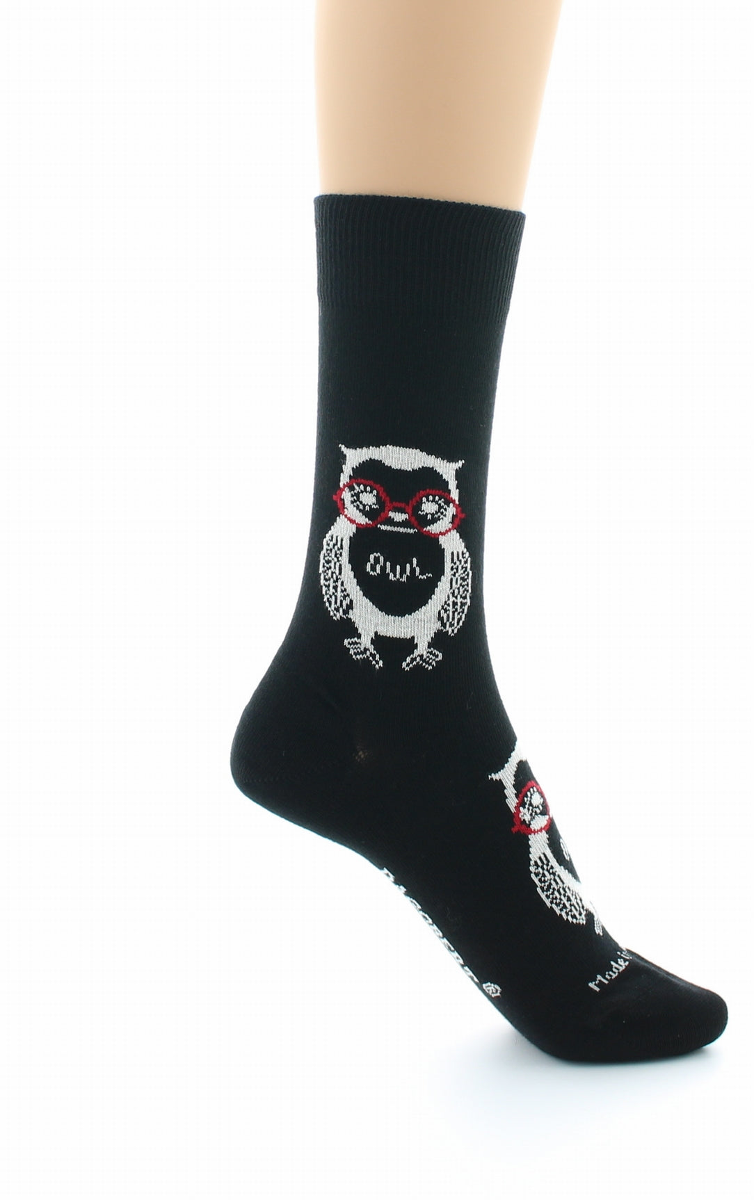 Chaussettes Hibou Noir NOIR